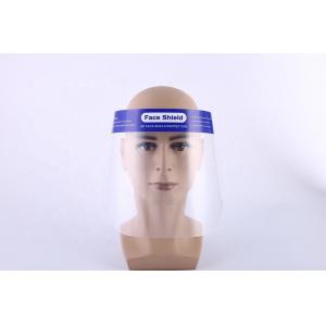China Plastic Visors 35g Reusable Clear Protective Face Shield supplier