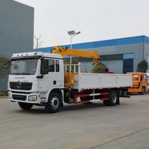 SHACMAN L3000 4X2 10 Tons Loading Capacity Cargo Truck 240HP Cargo Carrier Crane In Good Quality