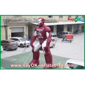 Durable Inflatable Iron Man / Spider Man Cartoon Character Hero For Event