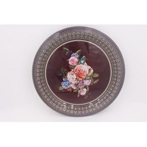 China 36cm Classic elegant wedding dinner plates wholesale decorative flower bone plate supplier