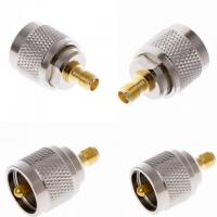 China Micro RF Coaxial Connector SMA Male To UHF Female Adapter on sale
