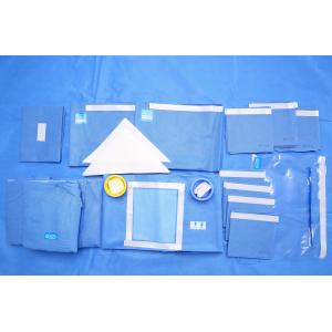 Breathable SMMS EO Sterile Fenestrated Drape Packs for Clinic Surgery