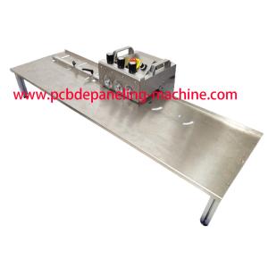 China Interruptor de pé de sulco da máquina do PWB V ajustável do branco que trabalha com faca circular supplier