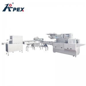 High Quality Industrial Ice Pop Paper Tray Auto Forming Cheese Automatic Food Biscuit Packing Line