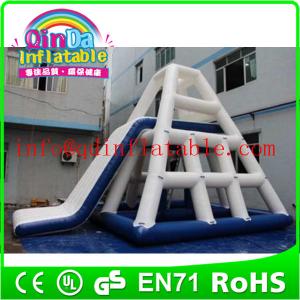 China 2015 hot sale qinda inflatable floating water slide supplier