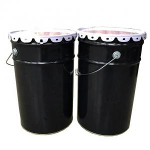 25L Cylindrical Metal Paint Bucket With Flower Lid For Paint Packing