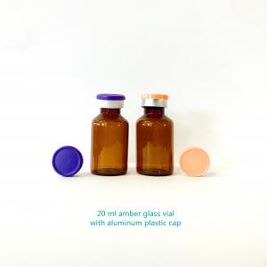 Clear Amber 10ml 20ml 50ml Borosilicate Glass Vial Medicine Use