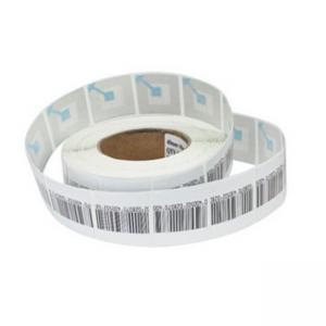 Professional EAS RF Sensor Sticker Ink Tag / 8.2MHZ Security Labels 45 * 10.8mm