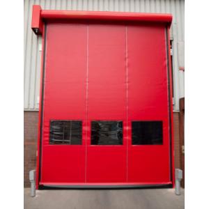 Customized As Order High Speed PVC Roll Up Rapid Shutter Door 304 Stainless Steel Material Transparent PVC Curtain