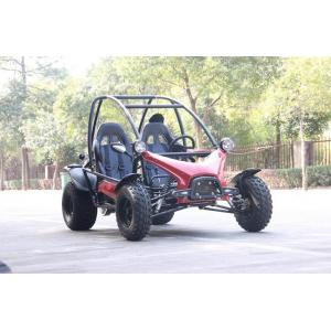 China Horizontal Single Cylinder 4 Stroke Double Seat Go Kart With Front / Rear Disc Brake supplier