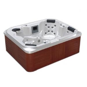 China Outdoor Massage Spa Tub Acrylic Material Whirlpool Spa Tub For 5 Person supplier
