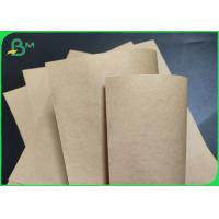 China Good Stiffness 60gsm 80gsm Brown Kraft Paper Rolls Recyclable Envelopes Material on sale