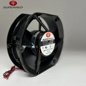 80x80x25mm CPU DC Fan 25dBA Low Noise Plastic PBT Material Black Color