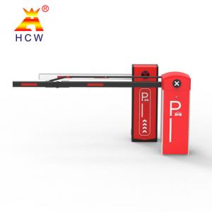 China 100W DC Brushless Automatic Lane Barrier Parking Boom Barrier With Straight Pole supplier