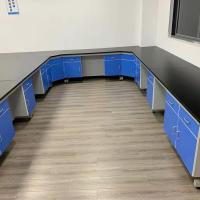 China Science Laboratory Island Bench Ss304 Lab Workbenches Medical Lab Equipment on sale