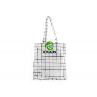 China Multi Purpose Large Plastic Tote Bag , Long Handles Foldable Polyester Shopping Bag on sale