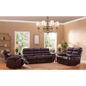 OEM/ODM Furniture factory Living Room Furniture Recliner Leather Sofa Sets, Recliner Sofa 3 2 1, Recliner Sofa 3 Seater