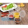 Sauce Pot Chutney Cups Slime Storage Container Box With Lids Kitchen Organizer