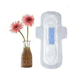 240mm Natural Cotton Sanitary Pads Organic All Cotton Maxi Pads Perforated Film