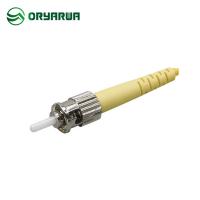 China 2.0mm UPC Simplex ST Multimode Fiber Connector RoHS Approved on sale