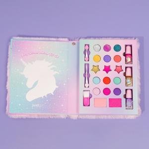 China Furry Unicorn Young Girls Makeup Kit Play Set Travel Friendly supplier