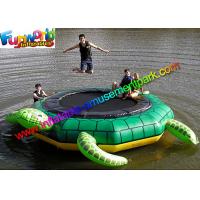 China Turtle Jump 15-Foot Water Trampoline, Inflatable Floating Water Toys / Jumping Pad on sale