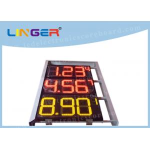 16 Inch Led Price Signs For Gas Stations , Led Price Display 580mm X 1500mm X 100mm