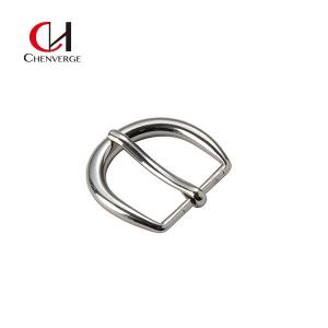 China Antiwear D Type Nickel Belt Buckle , Corrosion Resistant Heel Bar Belt Buckle supplier