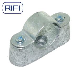 Hot DIP Galvanized Electrical Gi Pipe Fittings 25mm Conduit Saddle Clips Clamp