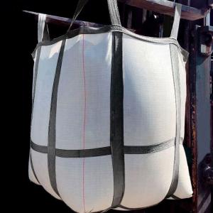 2 Tons 4 Loops FIBC Bulk Bag 100% PP Large Capacity Bag Jumbo Bag For Gravel Sand Cement