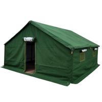 Virus Isolation Emergency Shelter Tent , Green Military Disaster Relief Tent