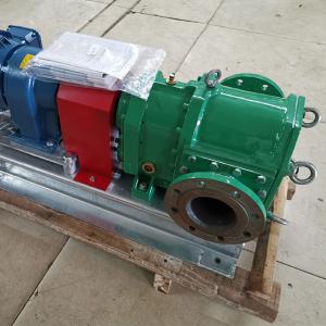 China Reversible Aluminium Cam Rotor Pump , Mobile Rotary Lobe Positive Displacement Pump supplier