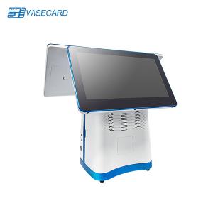 China Android 7.1 Dual Screen POS Terminal restaurant Touch Screen Cash Register Machine supplier