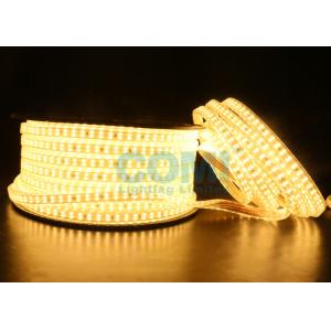 China 2835 Dual Row LED mount 168 LED / M High Voltage LED Strip Light 1000LM / Meter  supplier