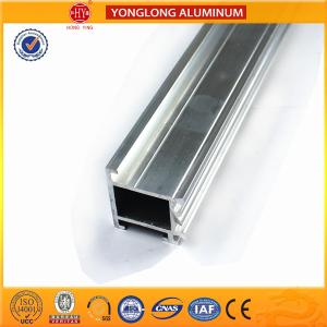 Colored Rectangular Aluminum Heatsink Extrusion Profiles , Extruded Aluminum Window Frame