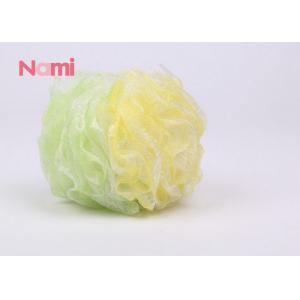 China Varied Colors Shower Puff Ball Cleaning Body Benefits With SGS Certification supplier