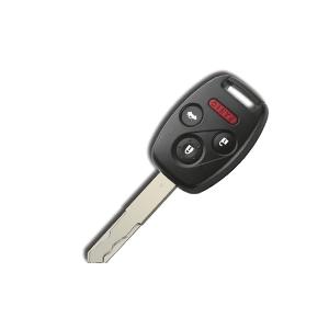 silvery design honda auto replacement keys blanks with high rigidity