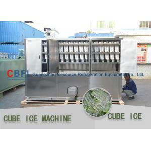 3 Ton Per Day Ice Cube Machine / Commercial Grade Ice Machine ISO SGS BV