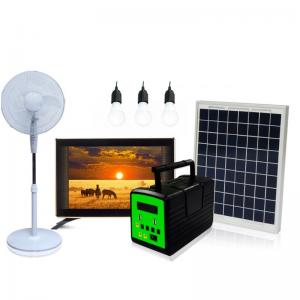China 20W Solar Energy Home Systems DC TV Off Grid Solar Power Systems supplier