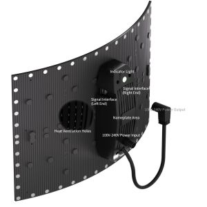 China Écran LED flexible ultra fin P1.8 480*320*5.8mm Plug and Play Module d'affichage LED flexible incurvé wholesale