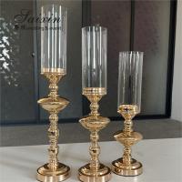 China Wholesale Wedding Gold Candle Holder Table Decoration Metal Candlestick Holder Stand on sale