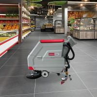 China Cordless Automatic Walk Behind Floor Scrubber Wash Floor Machine on sale