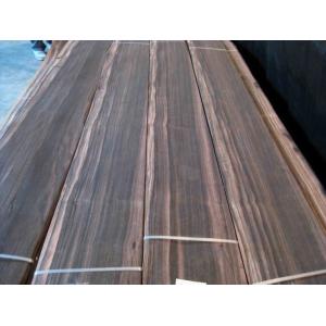 Natural Macassar Ebony Wood Veneer Sheet Quarter Cut