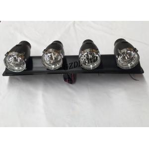 55W 12V 4x4 Driving Lights ,  ABS Plastic Jeep Light Bar With 4 Spotlight Bulbs