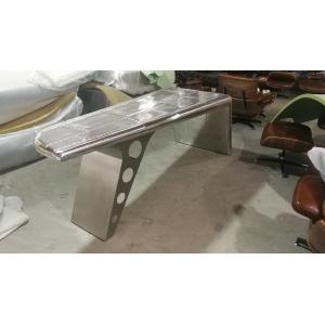 Retro Rivet Restoration Hardware Airplane Wing Desk L232cm Aviator Office Desk