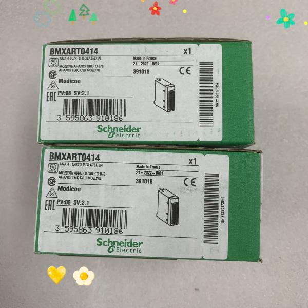 SCHNEIDER BMXART0414 MODICON INPUT MODULE ANALOG IP20 24VDC NEW