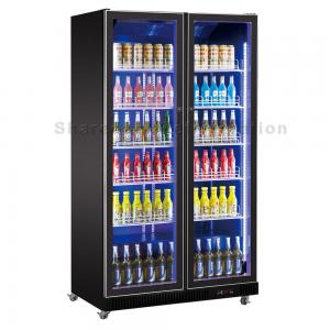 China Sharecool Commercial Upright Fridge 1100x600x1980mm Beverage Display Cooler supplier