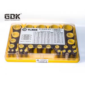 GDK Viton O Ring Kit Box Heat Resistant O Rings , Small Custom O Rings Seal Rubber