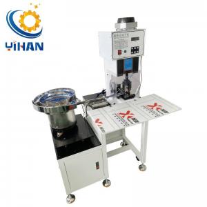 China 30MM Pressure Stroke Automatic Vibrating Plate Feeding Power Cord Crimping Machine supplier