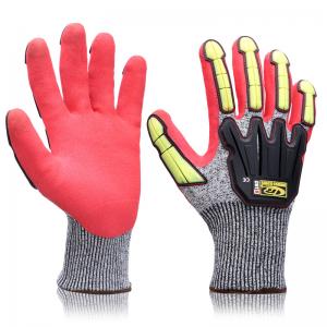 China Impact Protection Heavy Duty Mechanic Gloves Customized Logo For Mining supplier